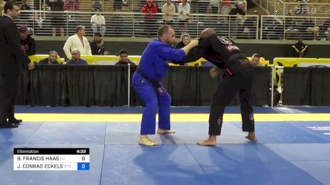 BRETT FRANCIS HAAS vs JEFF CONRAD ECKELS 2024 Pan Jiu Jitsu IBJJF Championship
