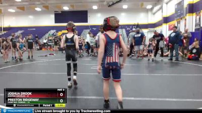 50 lbs Round 2 (6 Team) - Preston Ridgeway, Cane Bay Cobras vs Joshua Drook, Gaston Grizzles