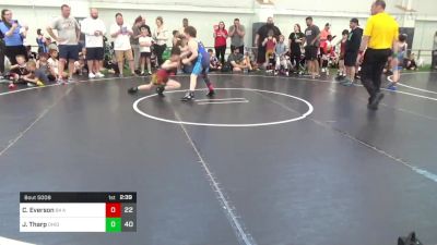 100 lbs Round 2 - Caleb Everson, 84 Athletes (VA) vs Johnathan Tharp, Ohio Gold