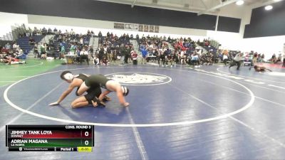 132 lbs Cons. Round 3 - Jimmey Tank Loya, Downey vs Adrian Magana, La Habra