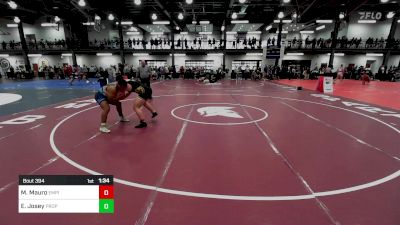 225A lbs Quarterfinal - Michael Mauro, Empire Wrestling Academy vs Elijah Josey, Prophecy Rtc