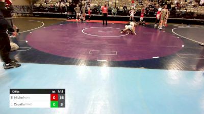 106 lbs Rr Rnd 6 - Bryer Mickel, Keystone Cowboys vs Jayce Cappello, Toms River Wrestling Club