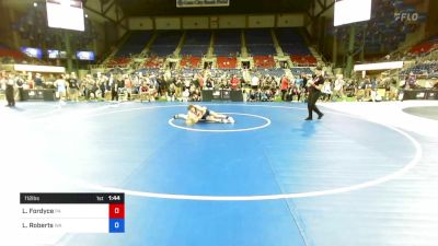 112 lbs Rnd Of 32 - Lane Fordyce, Pennsylvania vs Libby Roberts, Washington