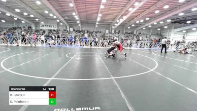 152 lbs Round Of 64 - Kai Lewis, VA vs Owen Polofsky, RI