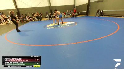 152 lbs Cons. Round 2 - Aiyana Marquez, West Valley Yakima Wrestling Club vs Samuel Gonzalez, Victory Wrestling-Central WA