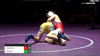 120 lbs Dual - Colin Poynter vs Joey Melendez