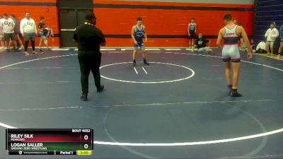 152 lbs Quarterfinal - Riley Silk, Pearlers vs Logan Saller, Ground Zero Wrestling