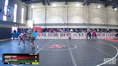 Champ. Round 1 - Audrey Diaz, Hueneme vs Heaven Wolf, Cajon