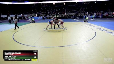 I-215 lbs Quarterfinal - Rocky Files, Central Square vs Darrien Insogna, Ballston Spa