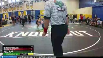 195 lbs Placement (16 Team) - Britt Blair, Camden 1 vs Christopher Aud, Southside Mafia