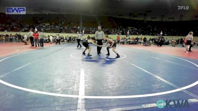 120 lbs 2nd Place - John (JD) Ferguson, Pawhuska Elks Takedown vs Braxton McIlwain, Shelton Wrestling Academy