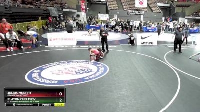 63 lbs Quarterfinal - Julius Murphy, Orange County RTC vs Platon Cheltsov, Elk Grove Wrestling Academy