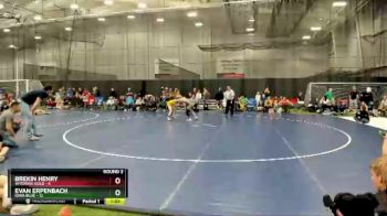 90 lbs Round 3 (4 Team) - Evan Erpenbach, Iowa Blue vs Brekin Henry, Wyoming Gold