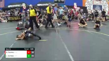 40 lbs Round 5 (6 Team) - Najm Toomey, Steel Valley vs Leonidas Cortese, Team Gotcha