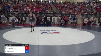 92 kg Quarters - Connor Mirasola, Askren Wrestling Academy vs Soren Herzog, Air Force Regional Training Center