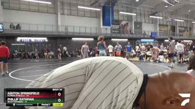 182 lbs Placement Matches (16 Team) - Phillip Rathman, Beach Bombers vs Ashton Springfield, Florida Pitbulls