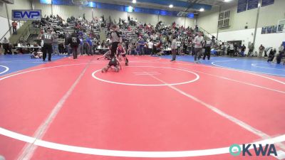 49 lbs Consolation - Nashton Whitekiller, Wyandotte Youth Wrestling vs Graham Bustos, Dark Cloud Wrestling Club