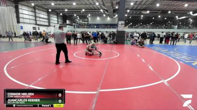 116 lbs 1st Place Match - Connor Nielsen, Clinic Wrestling FXBG vs Juancarlos Keener, Kellam Mat Rats