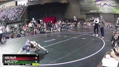 75 lbs Round 3 (4 Team) - Jude Miller, Kansas Python vs Blake Tuttle, Kansas Mamba