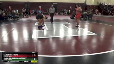 235 lbs Cons. Round 2 - Bricsia Garcia-Vasquez, West Liberty vs Addison Frere, North Scott