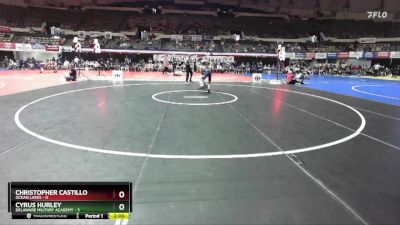 113 lbs Semis & Wb (16 Team) - Christopher Castillo, Ocean Lakes vs Cyrus Hurley, Delaware Military Academy