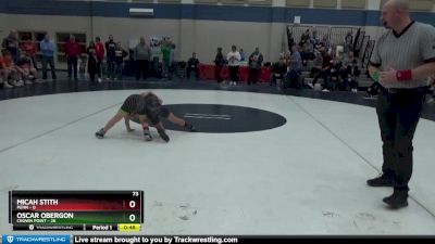 73 lbs Semis (4 Team) - Oscar Obergon, Crown Point vs Micah Stith, Penn