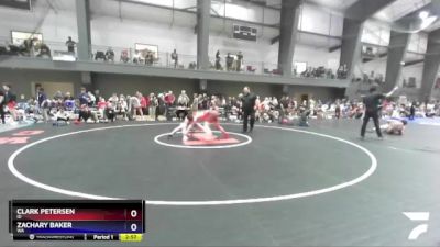 138 lbs Champ. Round 3 - Clark Petersen, ID vs Zachary Baker, WA