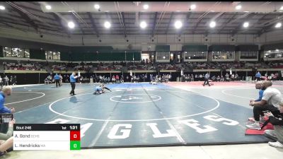 215 lbs Round Of 32 - Ajani Bond, Gonzaga College High School vs Luke Hendricks, Mercersburg Academy