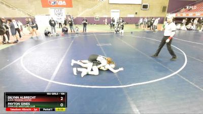 106 lbs Cons. Round 3 - Payton Gines, Syracuse Wrestling Club vs Dilynn Albrecht, B.A.M. Training Center