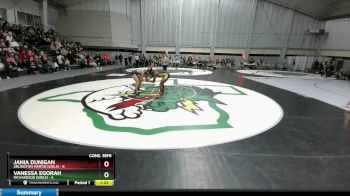 132 lbs 3rd Wb (16 Team) - Vanessa Egorah, Richardson (Girls) vs Jania Dunigan, Arlington Martin (Girls)