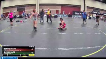 92 lbs Round 5 (6 Team) - David Brazie, Team Mitten vs Benito Dlgdo, Midwest Xtreme Wrestling