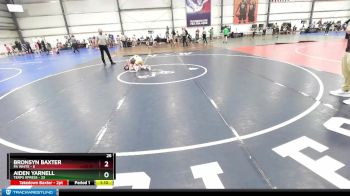76 lbs Rd# 5- 3:45pm Friday Final Pool - Bronsyn Baxter, PA White vs Aiden Yarnell, Terps XPress