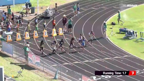 Youth Girls' 100m, Prelims 3 - Age 10