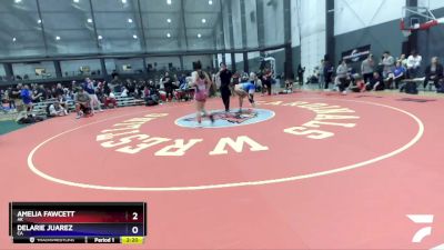 145 lbs Cons. Semi - Amelia Fawcett, AK vs Delarie Juarez, CA