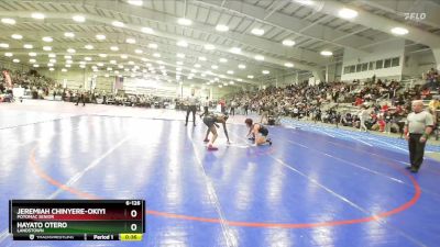 6-126 lbs Cons. Round 2 - Jeremiah Chinyere-Okiyi, Potomac Senior vs Hayato Otero, Landstown