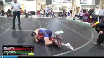 96 lbs Finals (2 Team) - Marcus Heck, PA Alliance White vs Brian Little, Scorpions