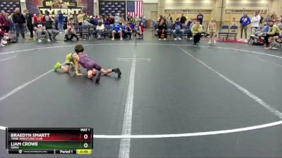 48 lbs Cons. Semi - Liam Crowe, SDWA vs Braedyn Smartt, Tribe Wrestling Club