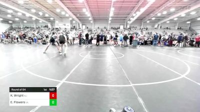 170 lbs Round Of 64 - Kaleb Wright, NJ vs Ethan Flowers, VA