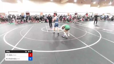 63 kg Rnd Of 16 - Paul Kelly, Poway High School Wrestling vs Maddox Khalimsky, Suplex Wrestling Club