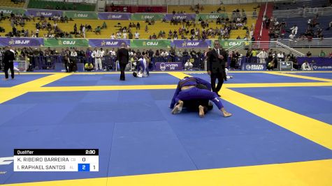 KAUAN RIBEIRO BARREIRA FERNANDEZ vs IAN RAPHAEL SANTOS PINTO 2024 Brasileiro Jiu-Jitsu IBJJF