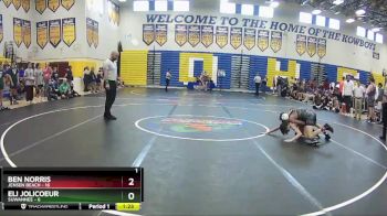 106 lbs Semifinals (8 Team) - Eli Jolicoeur, Suwannee vs Ben Norris, Jensen Beach