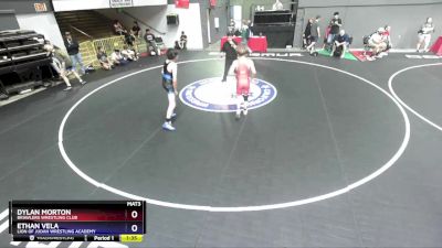 132 lbs Cons. Round 2 - Dylan Morton, Brawlers Wrestling Club vs Ethan Vela, Lion Of Judah Wrestling Academy