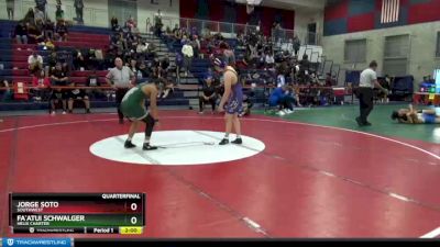 182 lbs Quarterfinal - Fa`atui Schwalger, Helix Charter vs Jorge Soto, Southwest