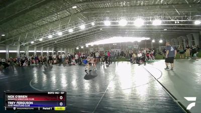 87 lbs Semifinal - Nox O`Brien, Wasatch Wrestling Club vs Trey Ferguson, Juab Wrestling Club