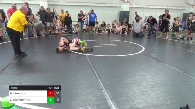 70 lbs Pools - Rizer Efaw, West Virginia Wild vs Zander Morrison, Mineral Wells Bulldawgs