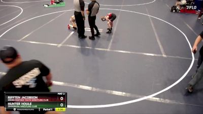 82 lbs Quarterfinal - Rifften Jacobson, NRHEG Panther Youth Wrestling Club vs Hunter Houle, Zimmerman Wrestling Club