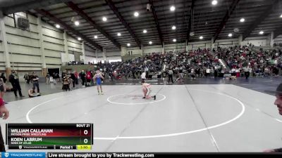 100 lbs Cons. Round 2 - Koen Labrum, Sons Of Atlas vs William Callahan, Payson Pride Wrestling