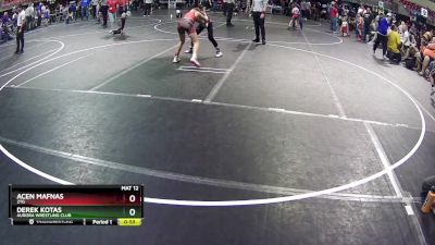 112 lbs Cons. Semi - Derek Kotas, Aurora Wrestling Club vs Acen Mafnas, 2TG