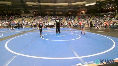 76 lbs Consi Of 16 #2 - Joe Hinz, Weatherford Youth Wrestling vs Ronan Winkle, R.a.w.