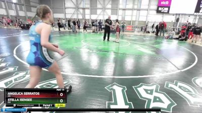 97 lbs Quarterfinal - Angelica Serratos, CA vs Stella Isensee, CO